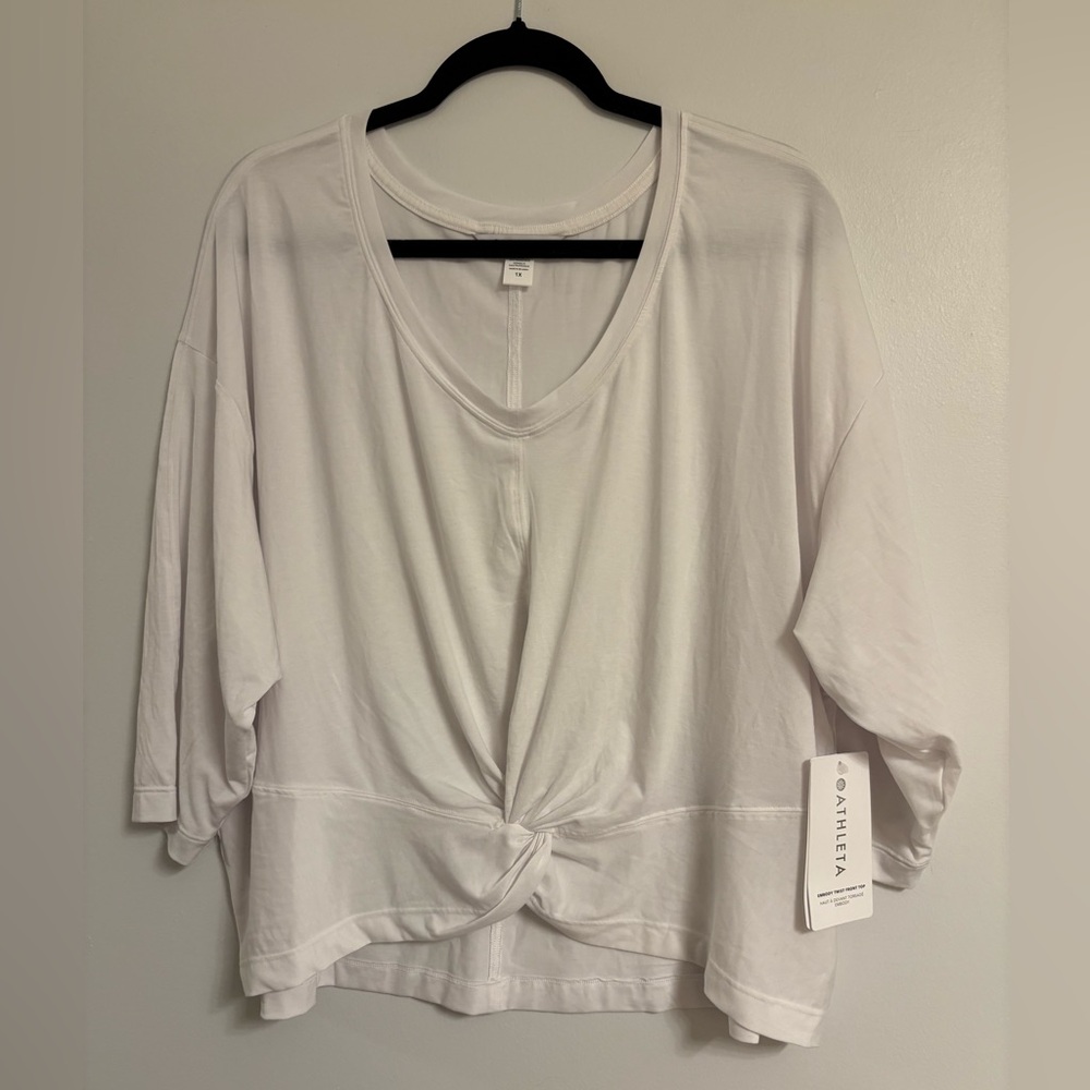 Athleta Embody Twist Front Top NWT